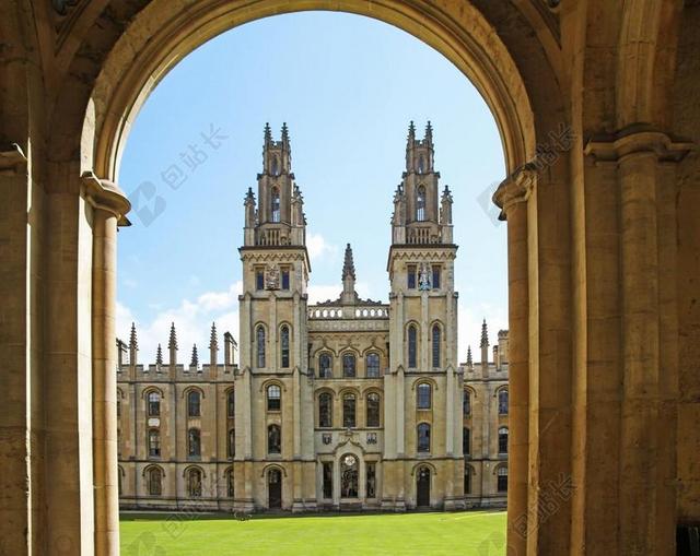 万灵学院 鹰派沼地塔 学院 牛津大学 牛津郡 英格兰 英国