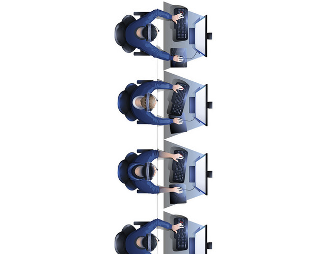 电竞游戏科技UI矢量插画素材