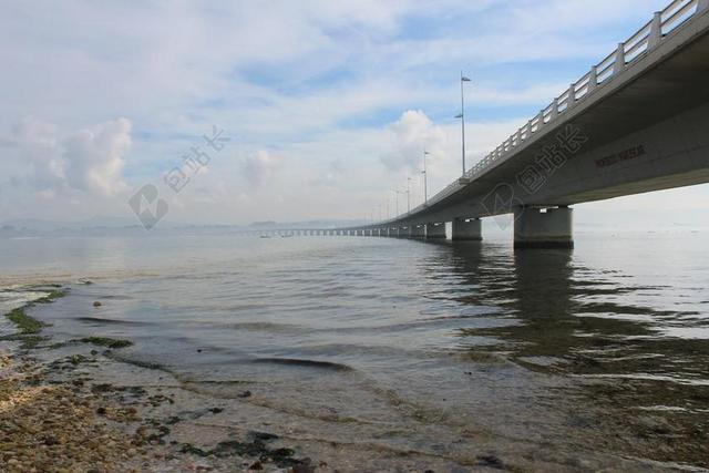 桥 海 阿罗萨 建设 海滩 现代桥梁