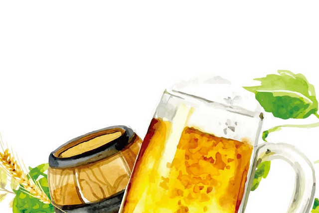 啤酒卡通素材