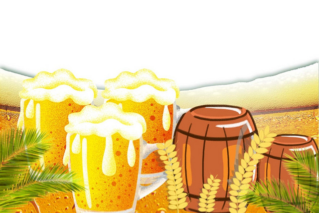 啤酒卡通素材