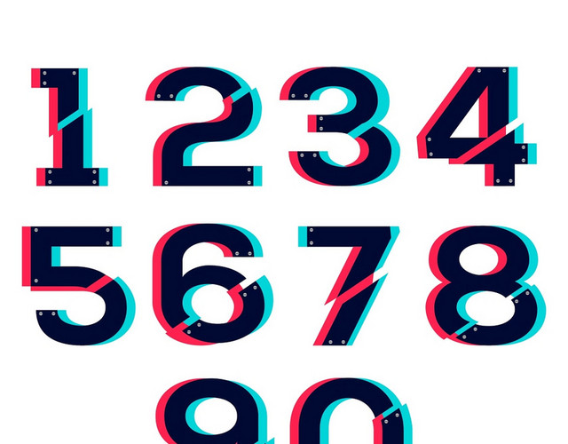 故障风数字素材