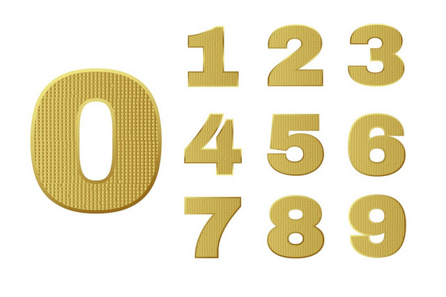 金色纹理数字素材