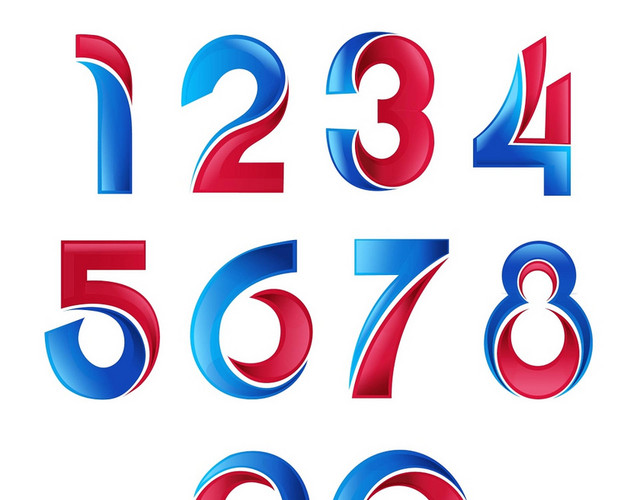 数字序号素材