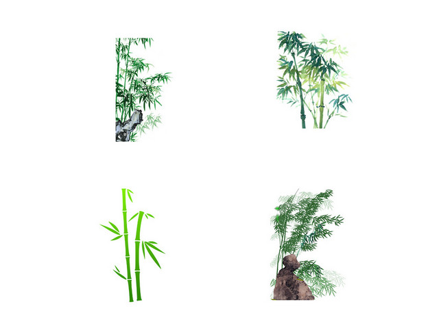 中国风竹子PS素材