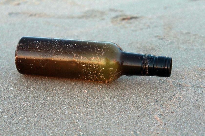 瓶 海滩 回收 废物 垃圾 污染 环境 棕色 沙