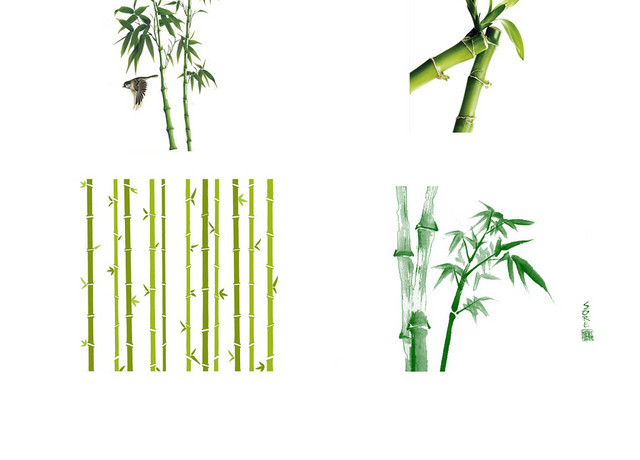 古风竹子PS素材