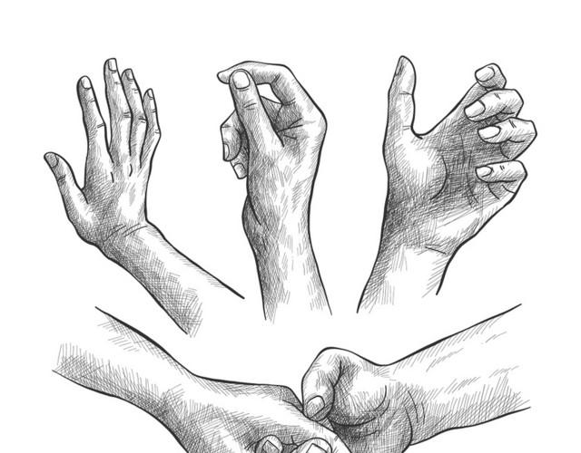 素描手势