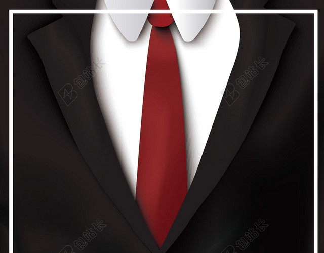 时尚简约黑色西服服装服饰时尚男装衣服服装店海报背景