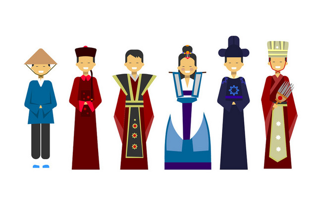 印花图案人物素材