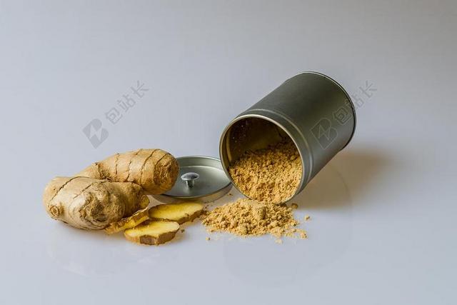 餐饮简约姜背景图片