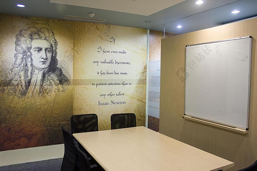 建筑简约房间会议室背景图片