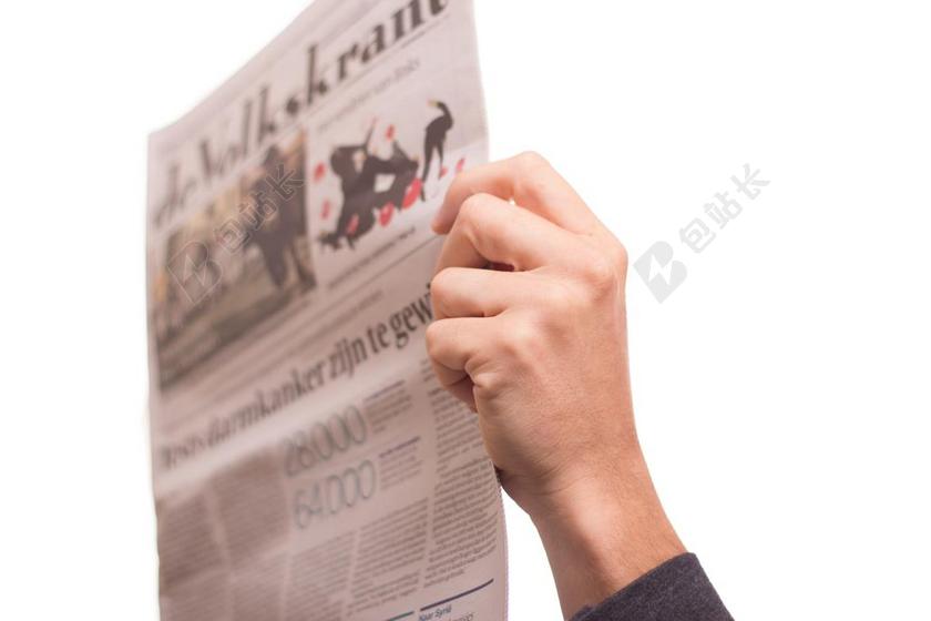 广告清新阅读报纸宣传背景图片