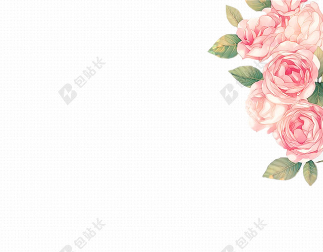 简约白色鲜花装饰女鞋子宣传海报背景