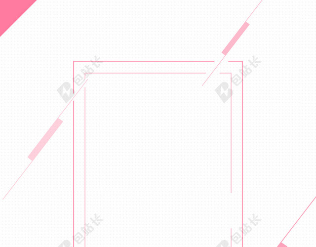 简约粉红色方框线条装饰女鞋子宣传海报背景