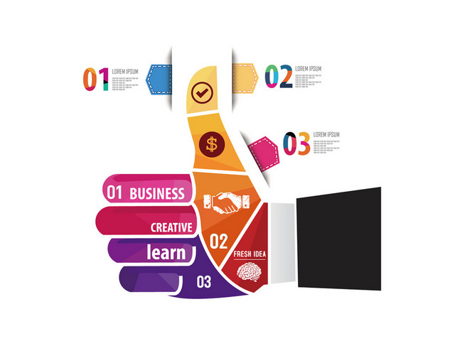 PPT课件创意图标图表素材