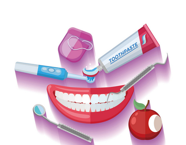 牙齿健康牙科医疗口腔牙齿素材