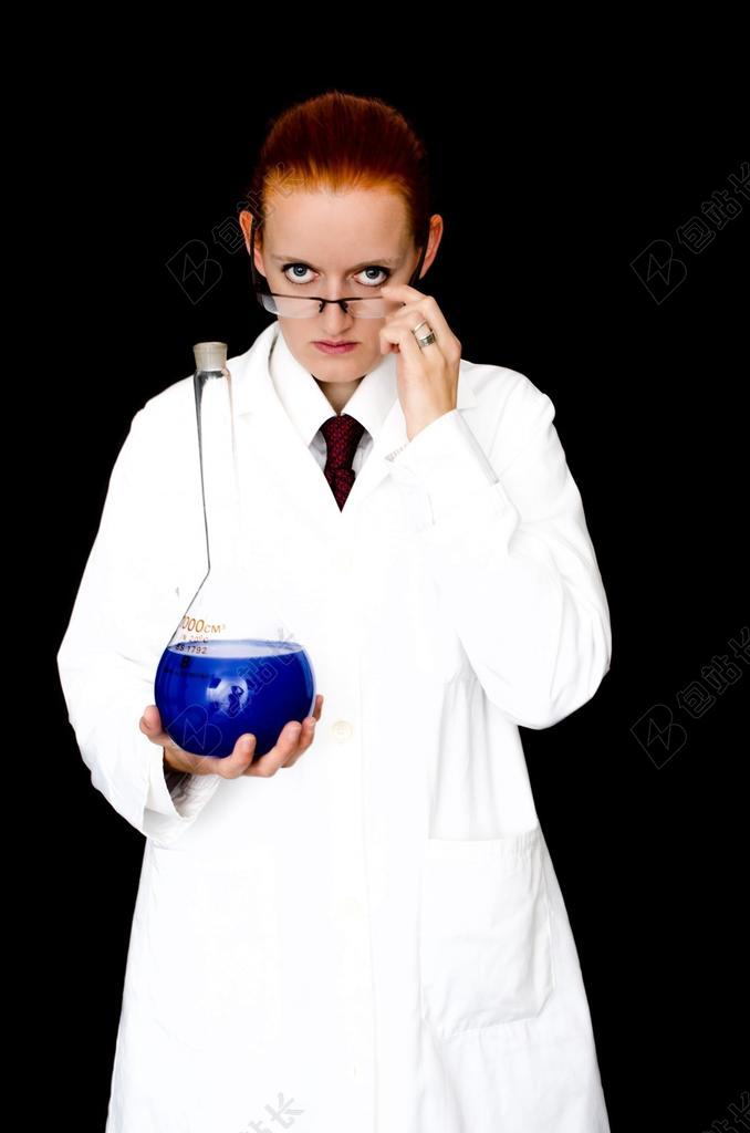 医学医疗化学实验医生背景图片