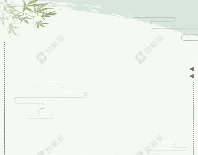清新简约荷花荷叶大暑24节气二十四节气背景素材