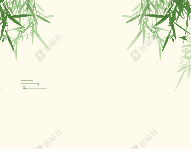 清新古风卡通手绘插画粽子端午节海报背景
