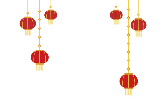 灯笼中国风喜庆新年素材