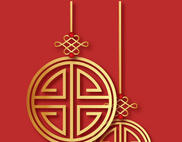 金色寿字中国风喜庆新年素材