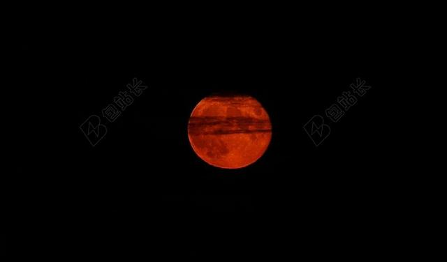血月 月球 满月 夜 月光 月出 神秘