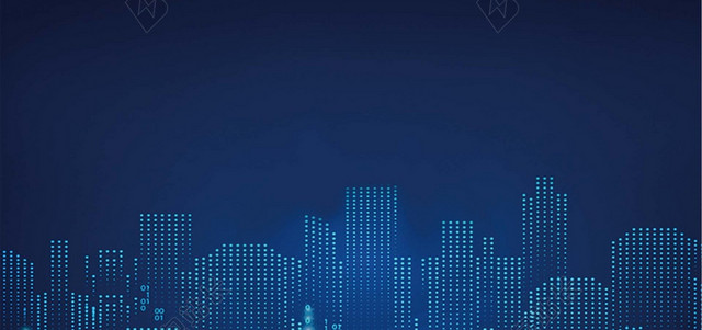 科技感公司名片蓝色大气背景素材