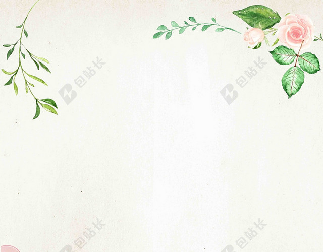 西式婚礼婚庆花卉小清新浅色背景
