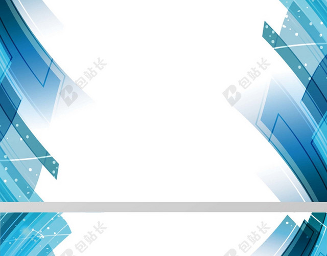 科技感公司名片蓝色科技背景素材