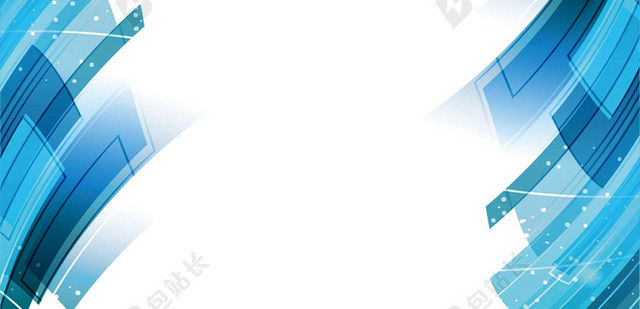 科技感公司名片蓝色科技背景素材