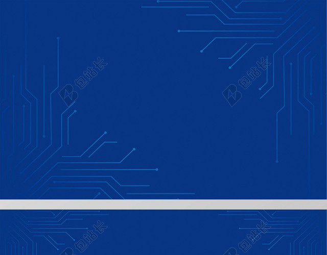 科技感公司名片蓝色科技背景素材