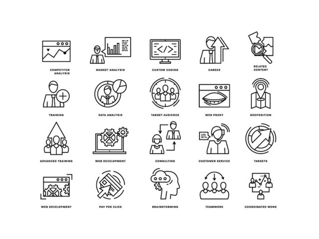 ICON人物工作UI图标素材