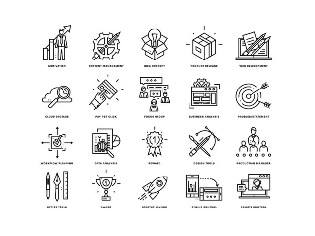 ICON人物工具UI图标素材