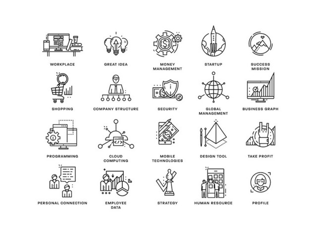 ICON工作种类UI图标素材