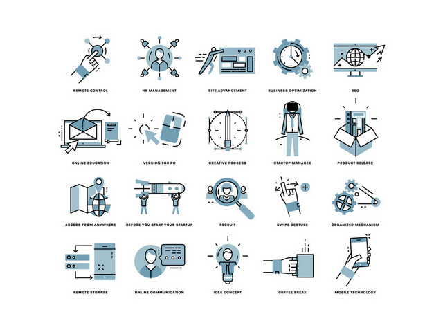 ICON工作工种UI图标素材