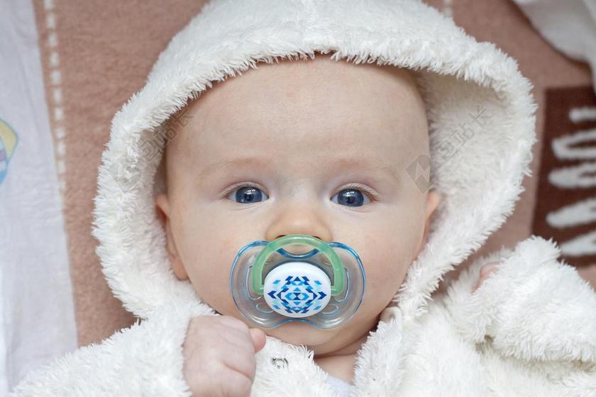 孩子 宝宝 肖像 脸 美丽 蝇头 可爱 安抚奶嘴