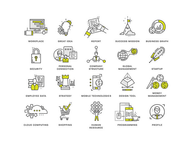 ICON工作金钱UI图标素材