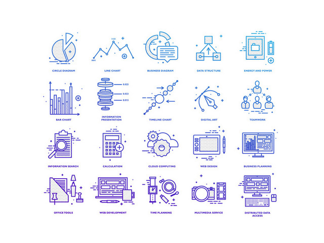 ICON工作工具UI图标素材