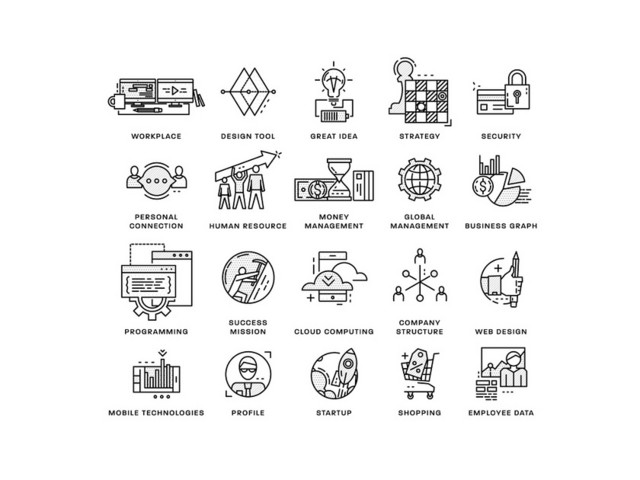 ICON工作管理设计UI图标素材
