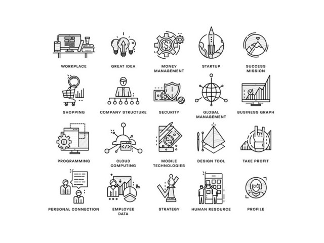 ICON购物工作UI图标素材