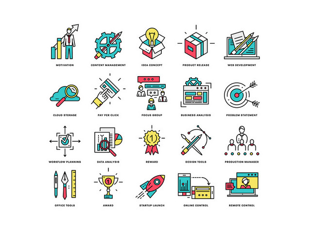 ICON工作工具UI图标素材