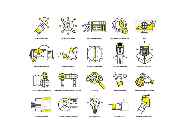 ICON工作手机设置UI图标素材