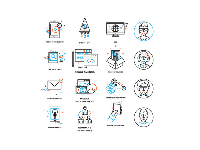 ICON手机人物UI图标素材