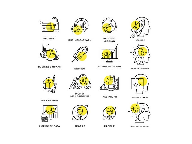 ICON工作人物UI图标素材