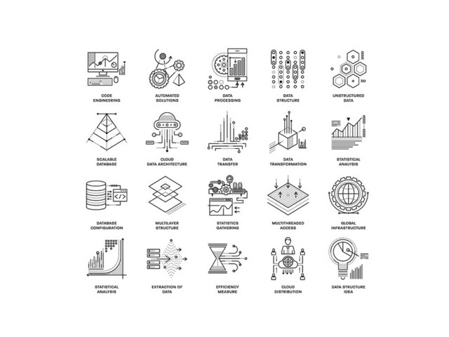 ICON人物工作购物UI图标素材