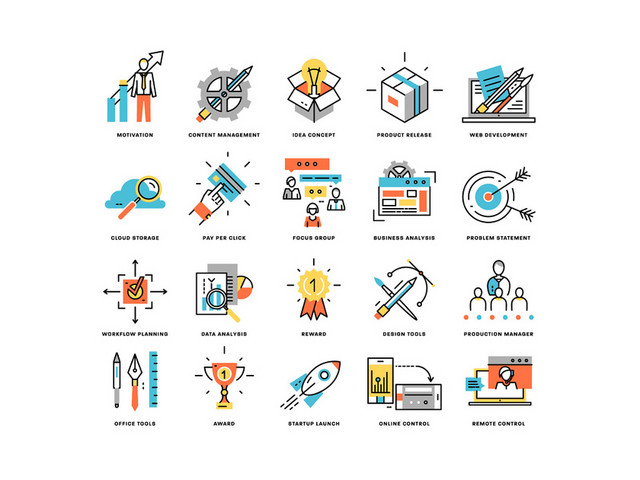 ICON工作工具UI图标素材