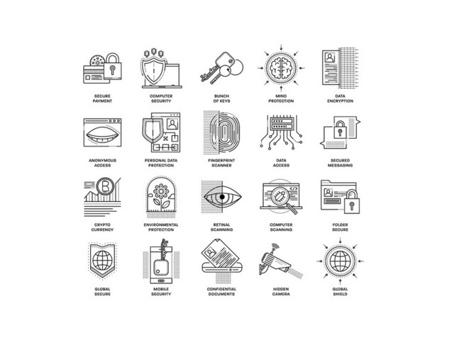 ICON钥匙手机锁UI图标素材
