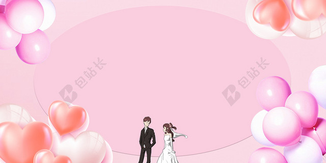 西式婚礼浪漫背景