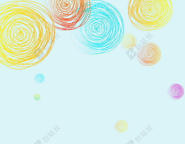 清新简约卡通彩色宠物医院海报背景